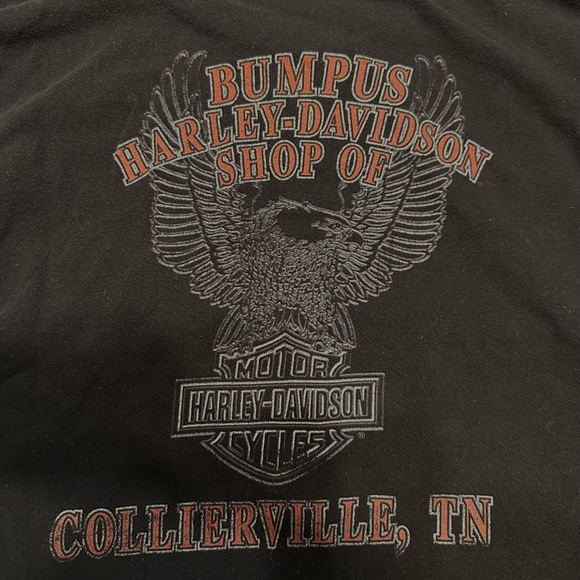 Harley Davidson black Mystic Wolf Graphic Men’s T-Shirt - Picture 6 of 6